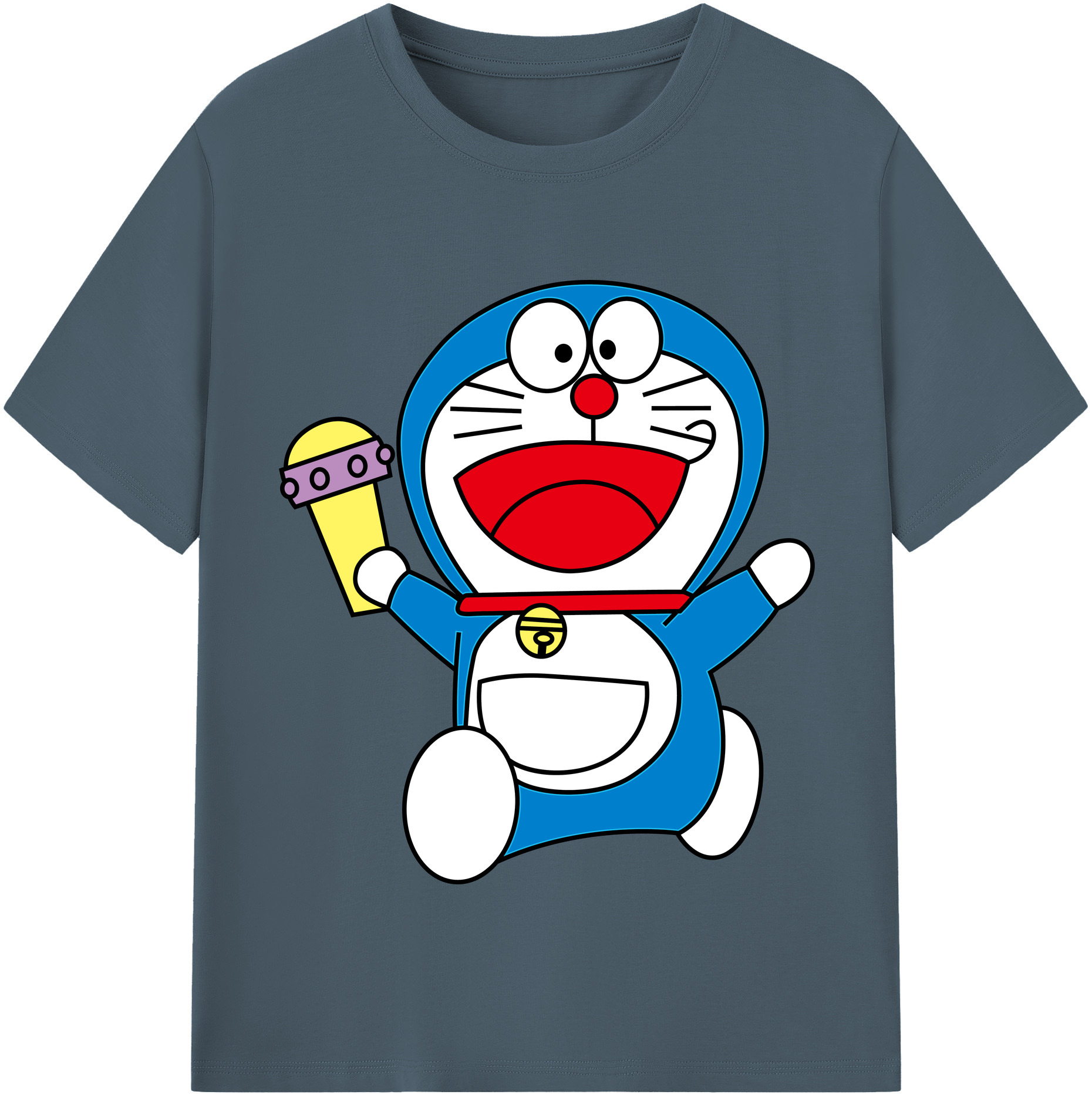 （画像用） ドラえもん Doraemon 綿100％半袖Tシャツ（フロントプリント）